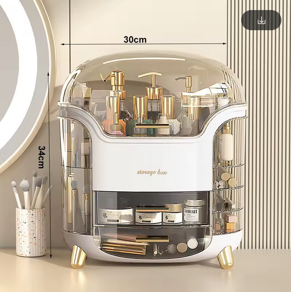 Organizer na Kosmetyki z Kopułą — Elegancja, która Porządkuje Twoją Przestrzeń