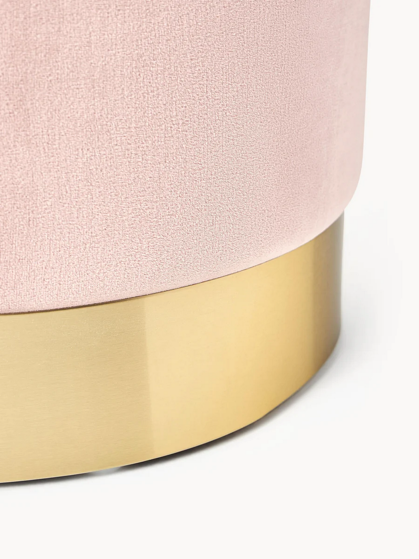 Puf z aksamitu Orchid Westwing Collection