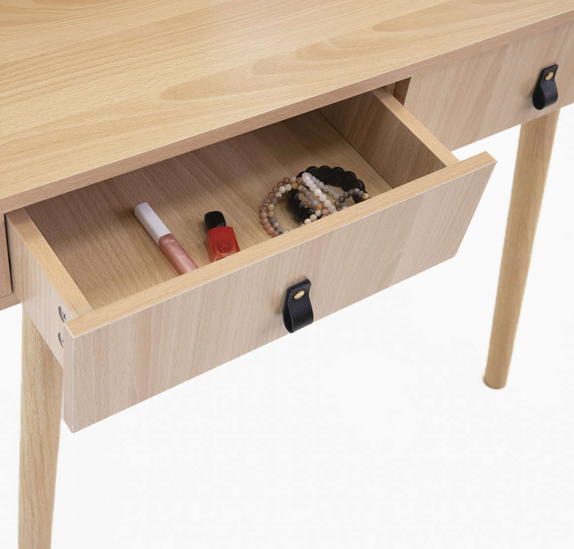 Nowoczesna Toaletka z Lustrem i Półkami – Elegancja i Funkcjonalność w Jednym