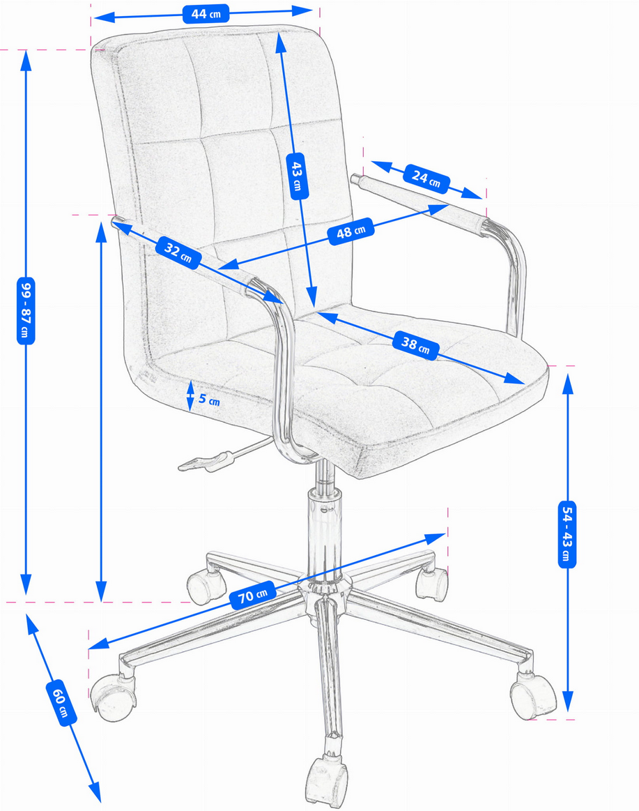 Stylowy Fotel Obrotowy z Aksamitnym Obiciem i Chromowaną Podstawą JUMI