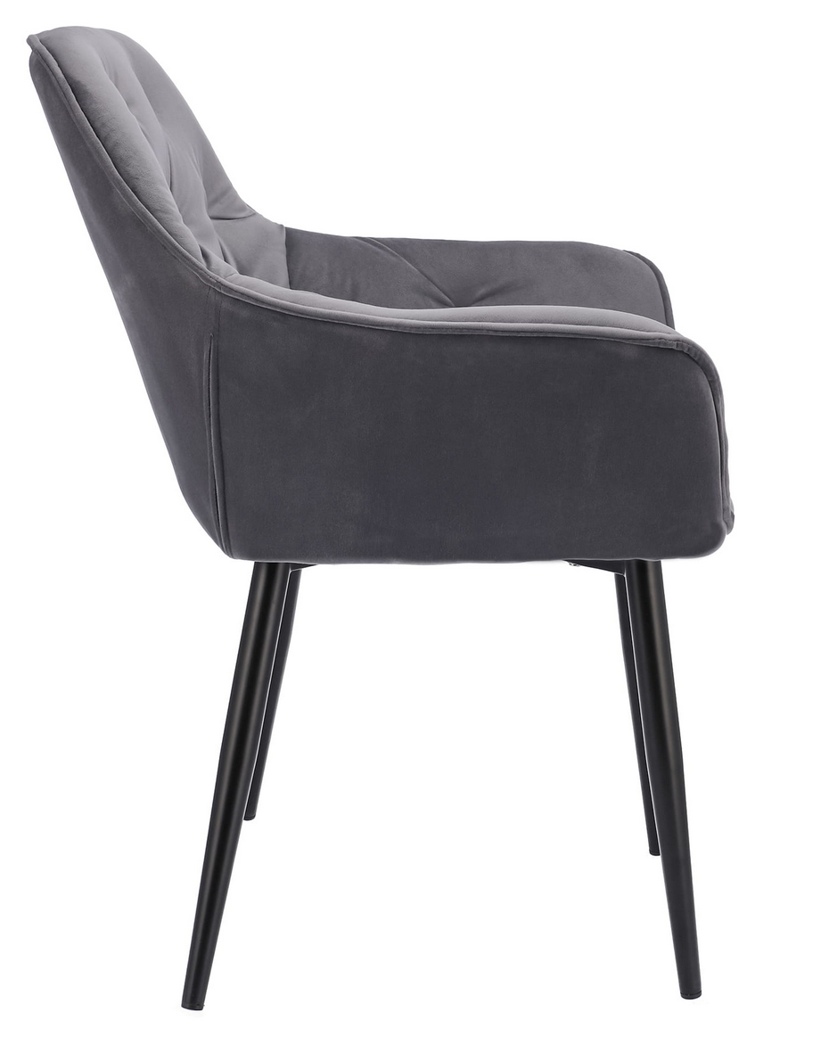 Nowoczesne Krzesło Welurowe z Pikowaniemu JUMI