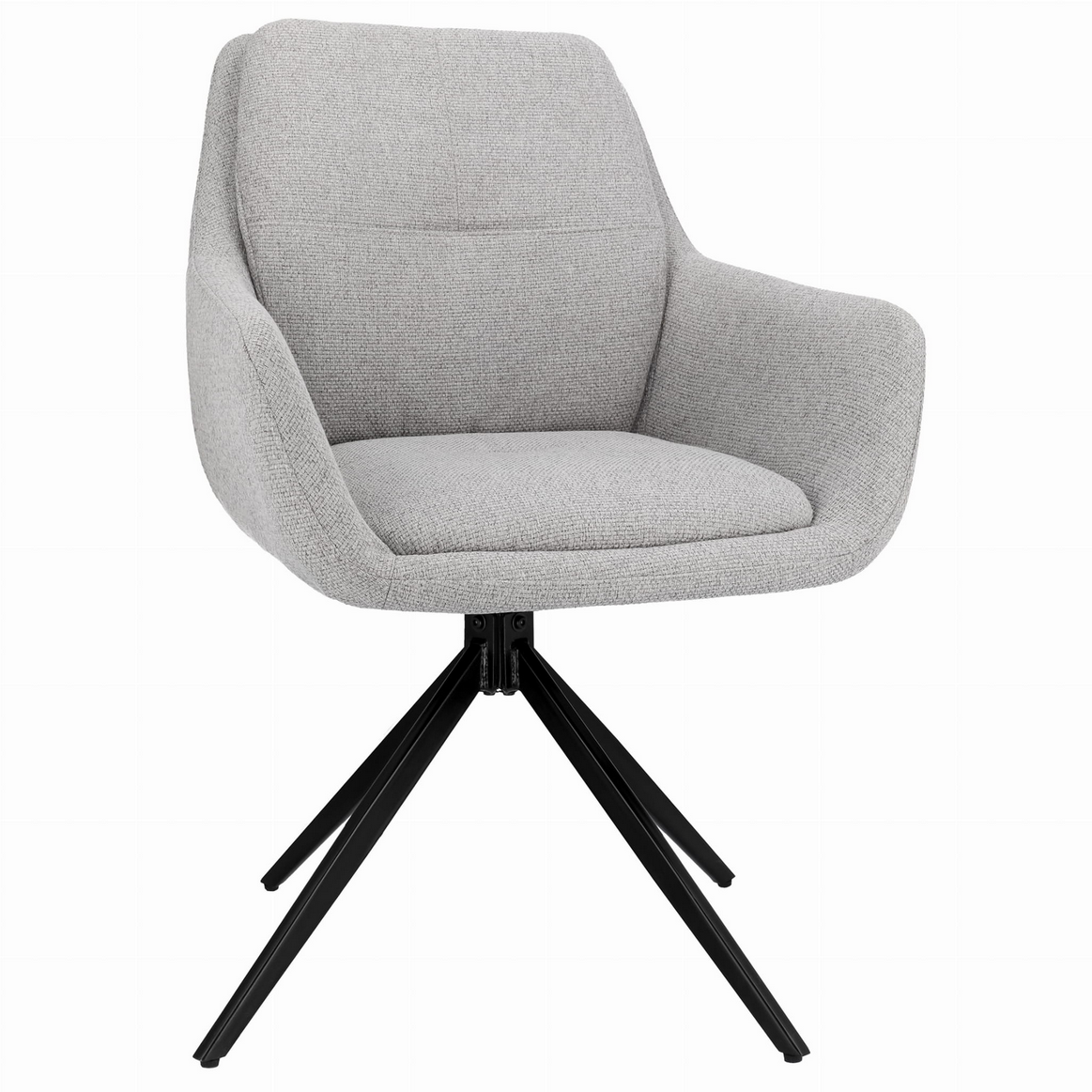 Nowoczesne Krzesło Obrotowe z Tkaniny Plecionej JUMI