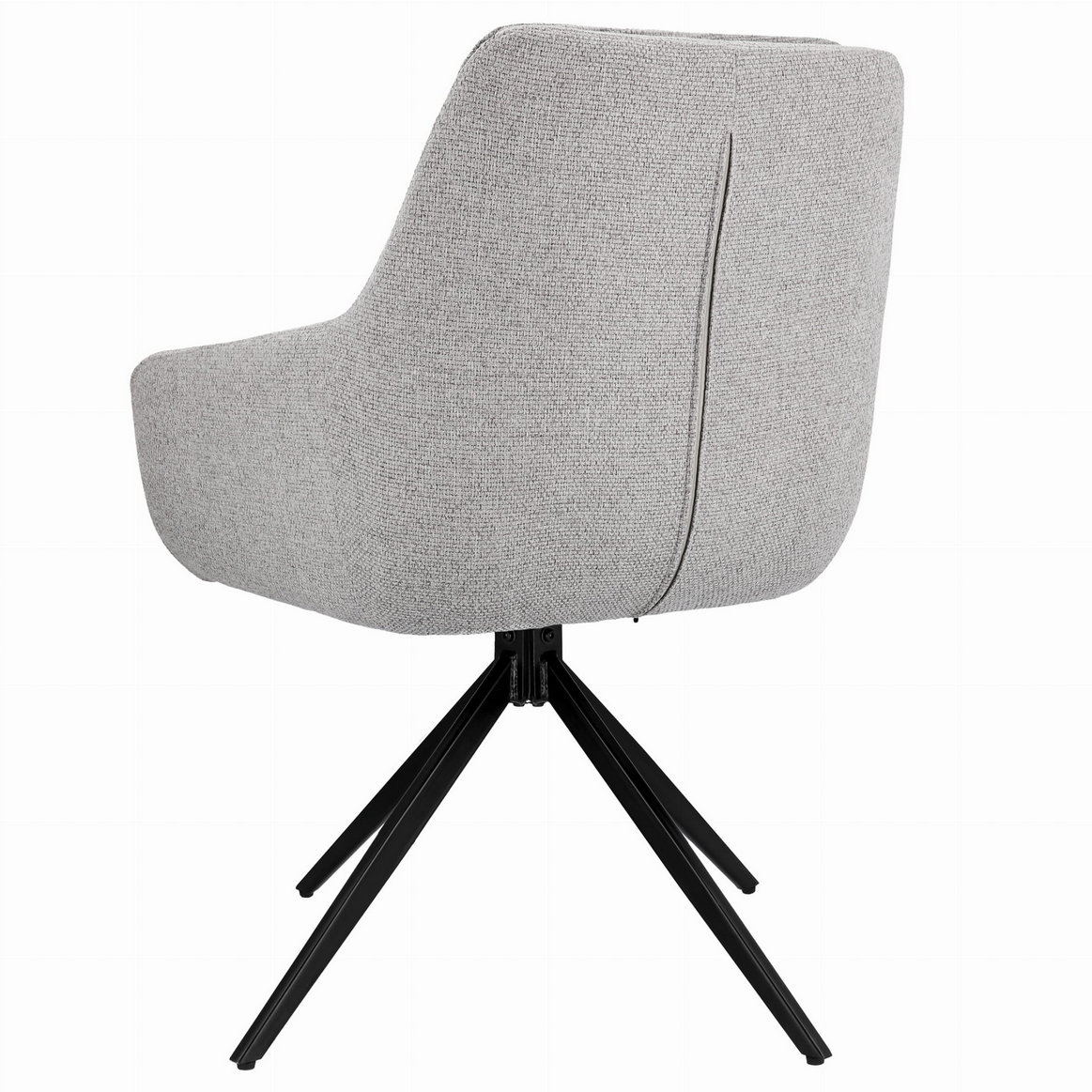 Nowoczesne Krzesło Obrotowe z Tkaniny Plecionej JUMI