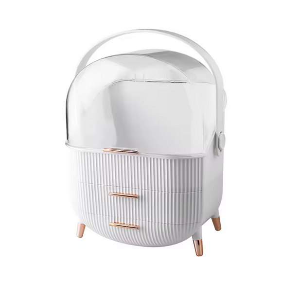 Organizer kosmetyczny z kopułą – Twoje kosmetyki zawsze idealnie uporządkowane