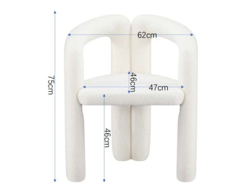 Designerskie Krzesło MONOVO – nowoczesna rzeźba we wnętrzu