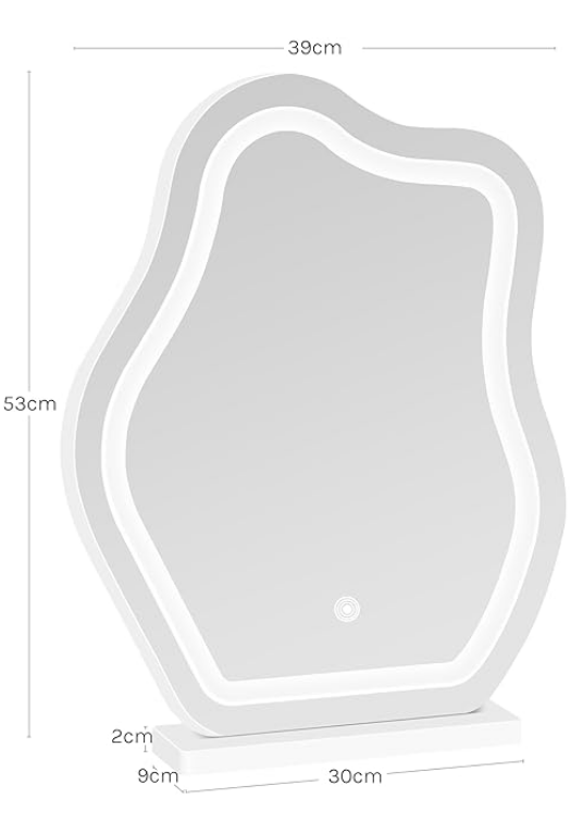 Podświetlane Lustro LED „Cloud Shape” – Nowoczesny Hit Dekoracyjny, Który Odmieni Każde Wnętrze!