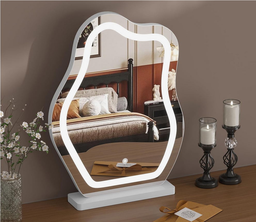 Podświetlane Lustro LED „Cloud Shape” – Nowoczesny Hit Dekoracyjny, Który Odmieni Każde Wnętrze!