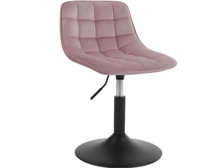 Stylowy Hoker / Taboret do Toaletki z Aksamitnym Siedziskiem – Komfort, Elegancja i Pełna Regulacja Woltu