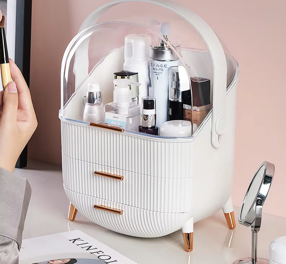 Organizer kosmetyczny z kopułą – Twoje kosmetyki zawsze idealnie uporządkowane