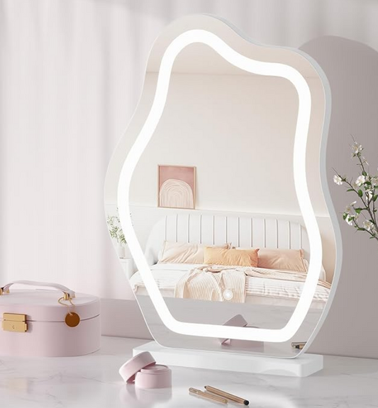 Podświetlane Lustro LED „Cloud Shape” – Nowoczesny Hit Dekoracyjny, Który Odmieni Każde Wnętrze!