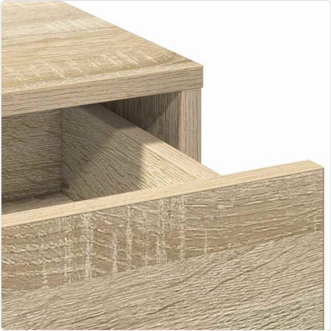 Toaletka z Lustrem LED  – Nowoczesna Konsola z Szufladami i Przegródkami na Kosmetyki